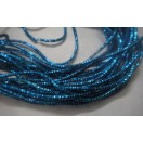 ANTIQUE TURQUOISE - 150 Inches French Metal Wire Gimp Coil Bullion Purl - Check Rough - 3.80 Meters